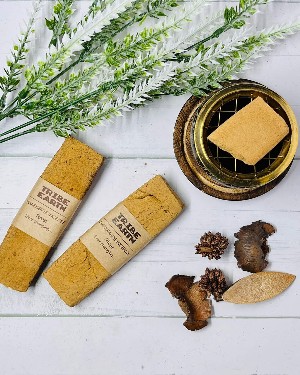 Tribe Earth RIVER Natural mix Incense Plank