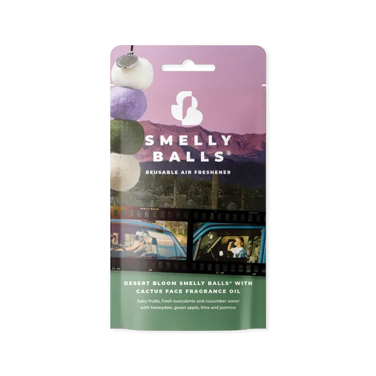 Smelly Balls DESERT BLOOM with Cactus Face Fragrance Pack Reusable Air Freshener.
