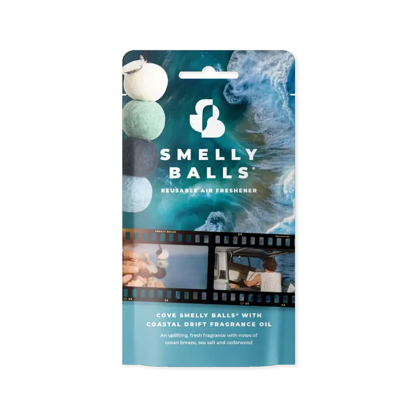Smelly Balls COVE with Coastal Drift Fragrance Pack Reusable Air Freshener