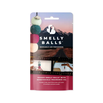 Smelly Balls ROADIE with Honeysuckle Fragrance Pack Reusable Air Freshener