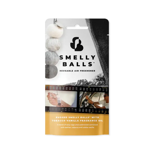 Smelly Balls RUGGED with Tobacco Vanilla Fragrance Pack Reusable Air Freshener