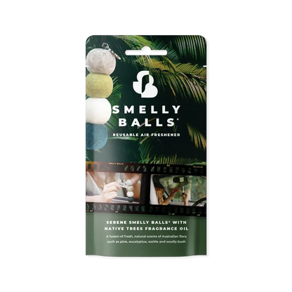 Smelly Balls SERENE with Native Trees Fragrance Pack Reusable Air Freshener