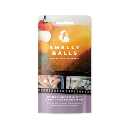 Smelly Balls SUNGLO with Dream Thyme Fragrance Pack Reusable Air Freshener