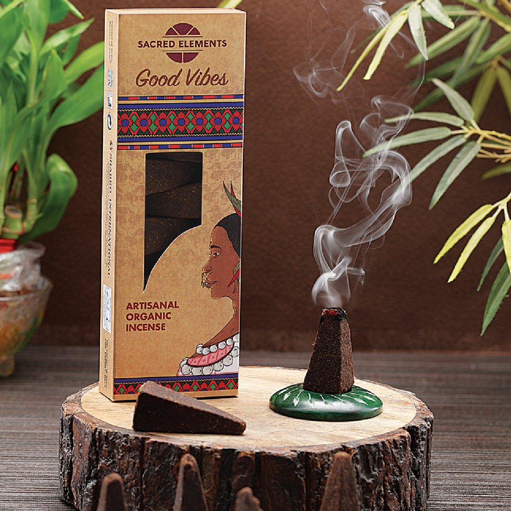 Sacred Elements Artisan Organic Cones GOOD VIBES