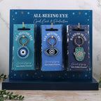 All Seeing Eye ROUND Metal Keyrings