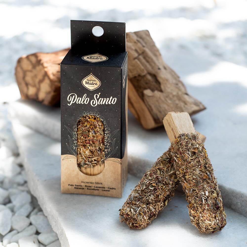 Sagrada Madre Palo Santo Stick with HERBS