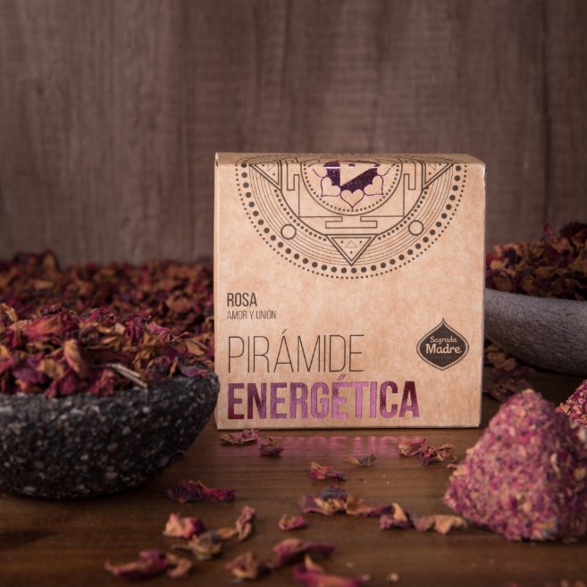Sagrada Madre Energetic Pyramids Rose