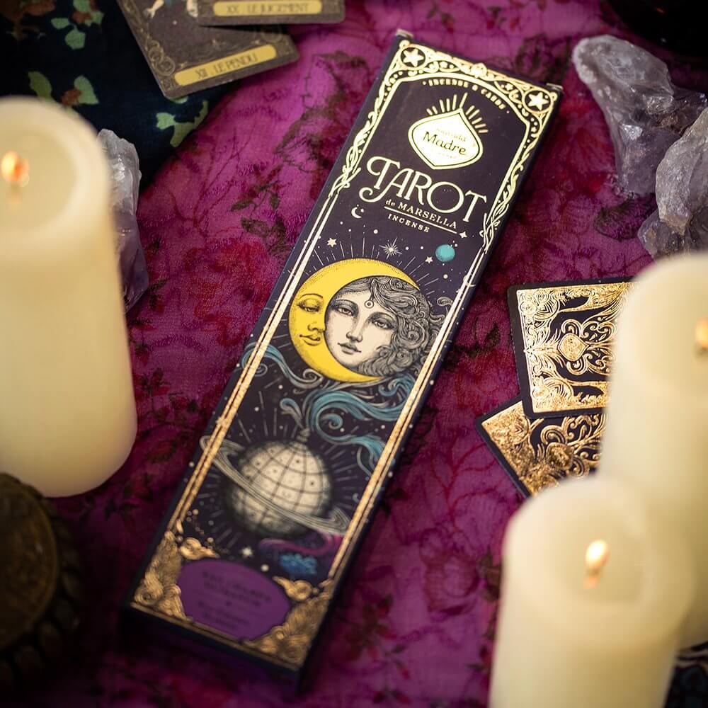 Sagrada Madre TAROT OF MARSELLE Incense NAG CHAMPA FRANKINCENSE