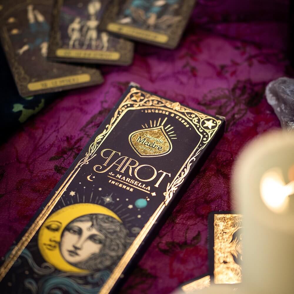 Sagrada Madre TAROT OF MARSELLE Incense NAG CHAMPA FRANKINCENSE