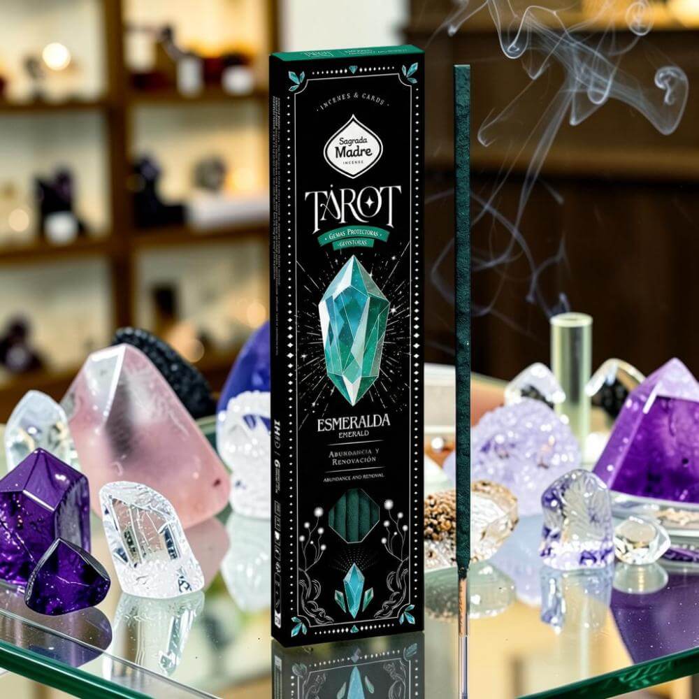 Sagrada Madre TAROT OF GEMS Incense EMERALD