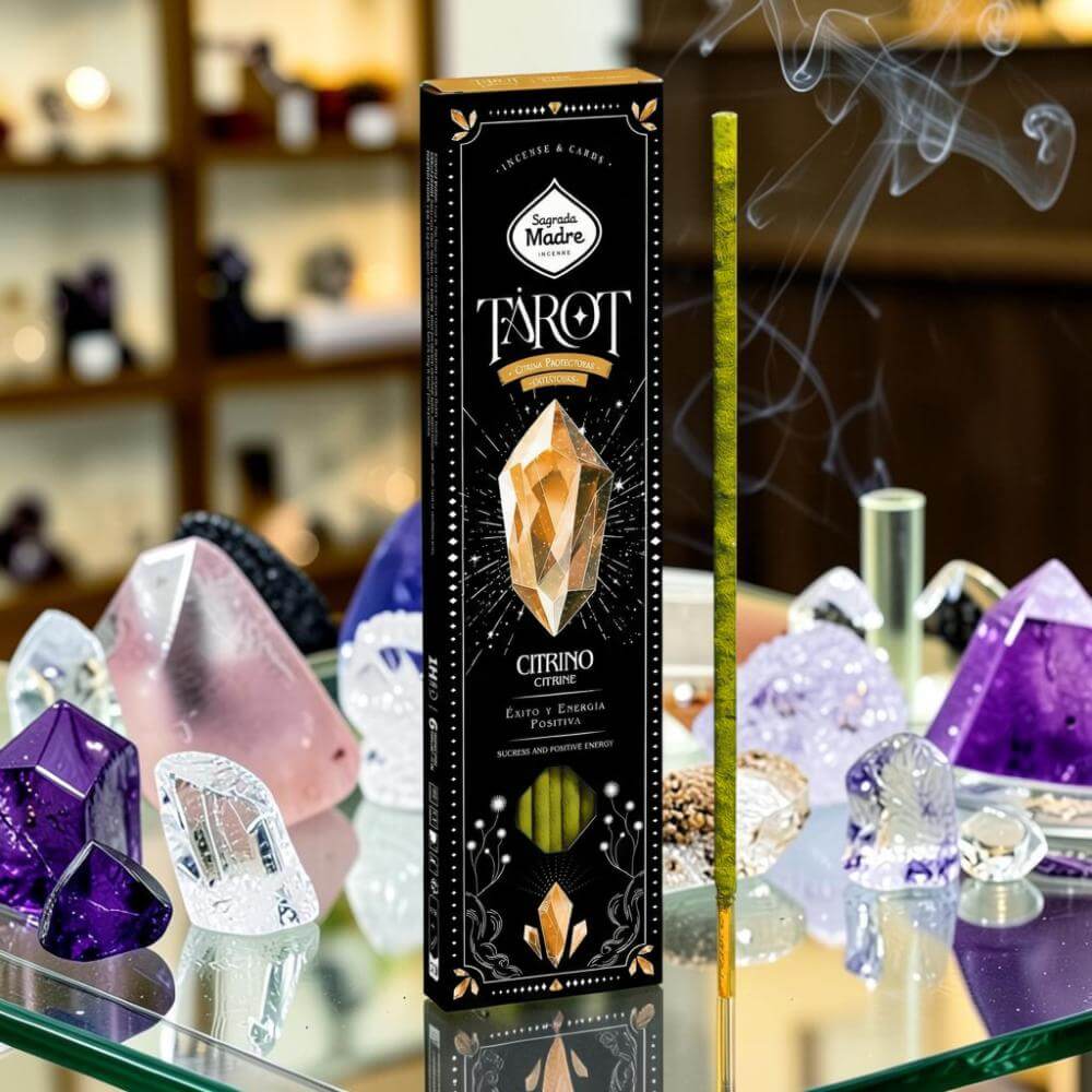 Sagrada Madre TAROT OF GEMS Incense CITRINE