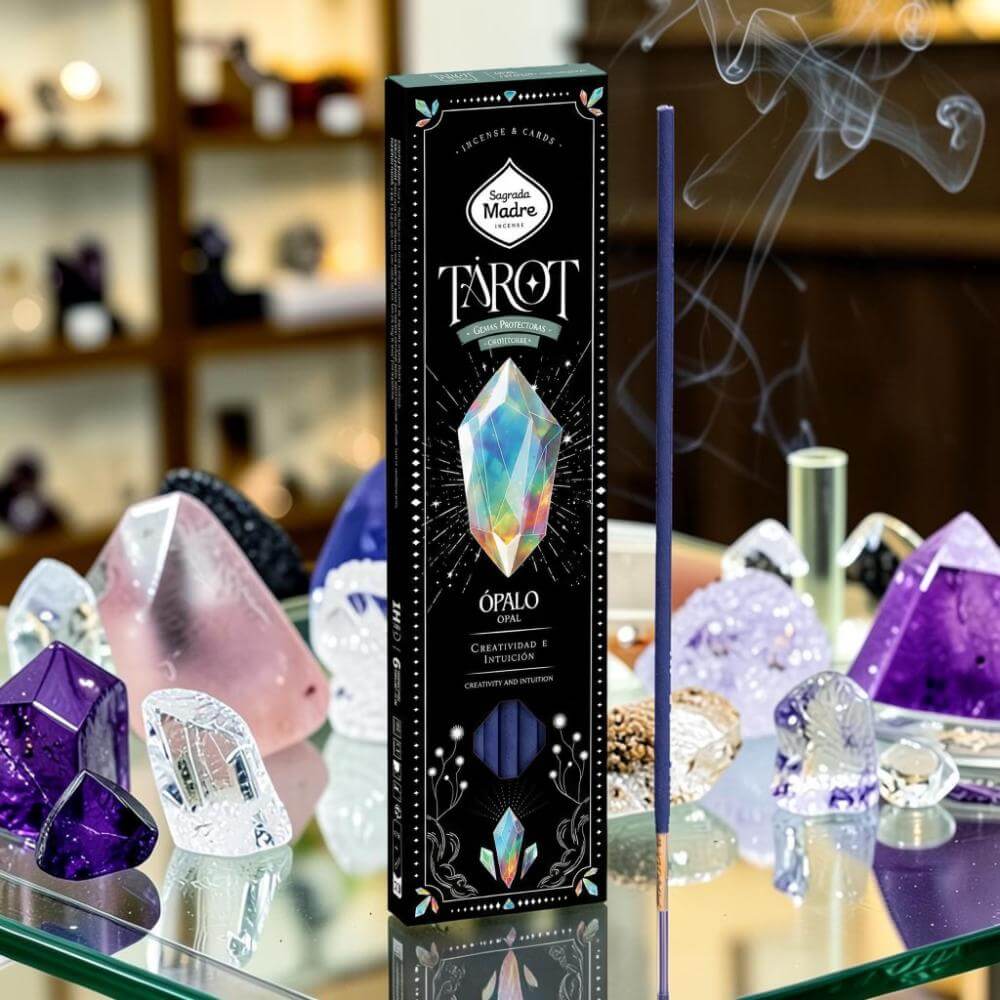 Sagrada Madre TAROT OF GEMS Incense OPAL