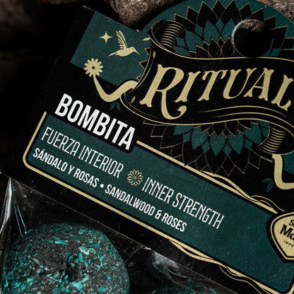 Sagrada Madre RITUAL Smudge Ball Bomb INNER STRENGTH - Sandalwood & Roses