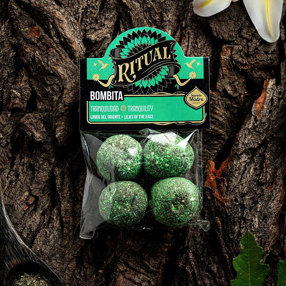 Sagrada Madre RITUAL Smudge Ball Bomb TRANQUILITY - Lilies of the East
