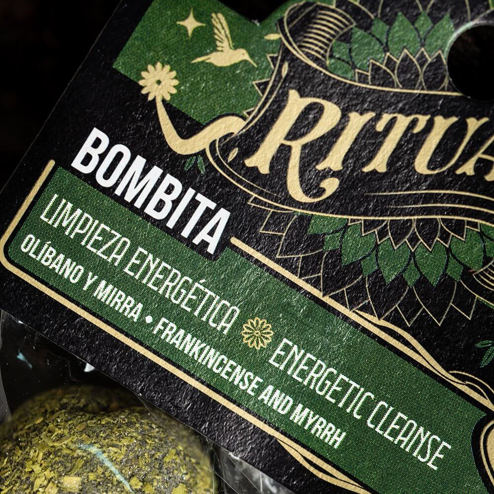 Sagrada Madre RITUAL Smudge Ball Bomb ENERGETIC CLEANSE - Frankincense & Myrrh