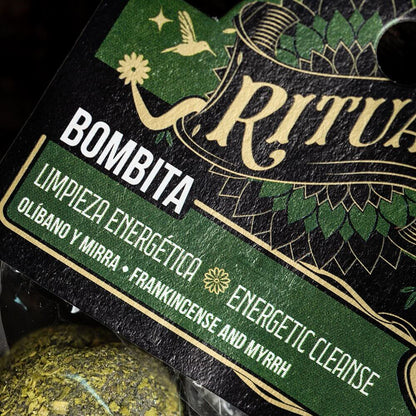 Sagrada Madre RITUAL Smudge Ball Bomb ENERGETIC CLEANSE - Frankincense & Myrrh