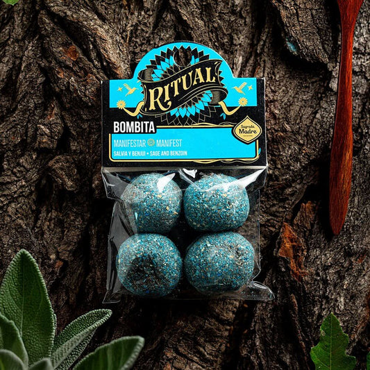 Sagrada Madre RITUAL Smudge Ball Bomb MANIFEST - Sage & Benzoin