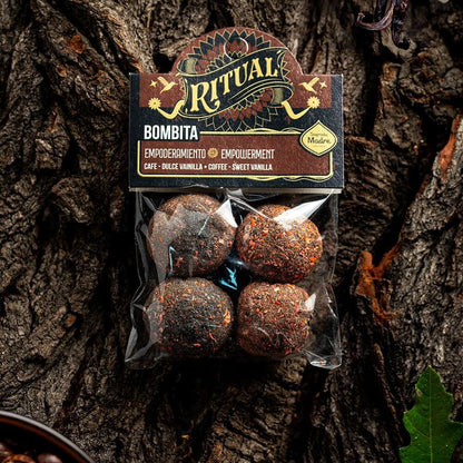Sagrada Madre RITUAL Smudge Ball Bomb EMPOWERMENT - Coffee & Vanilla