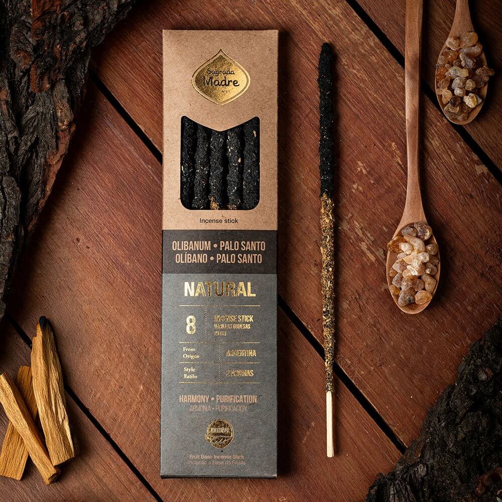 Sagrada Madre NATURAL Incense FRANKINCENSE & PALO SANTO