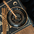 Black And Gold Talking Board Ceramic Incense Plate