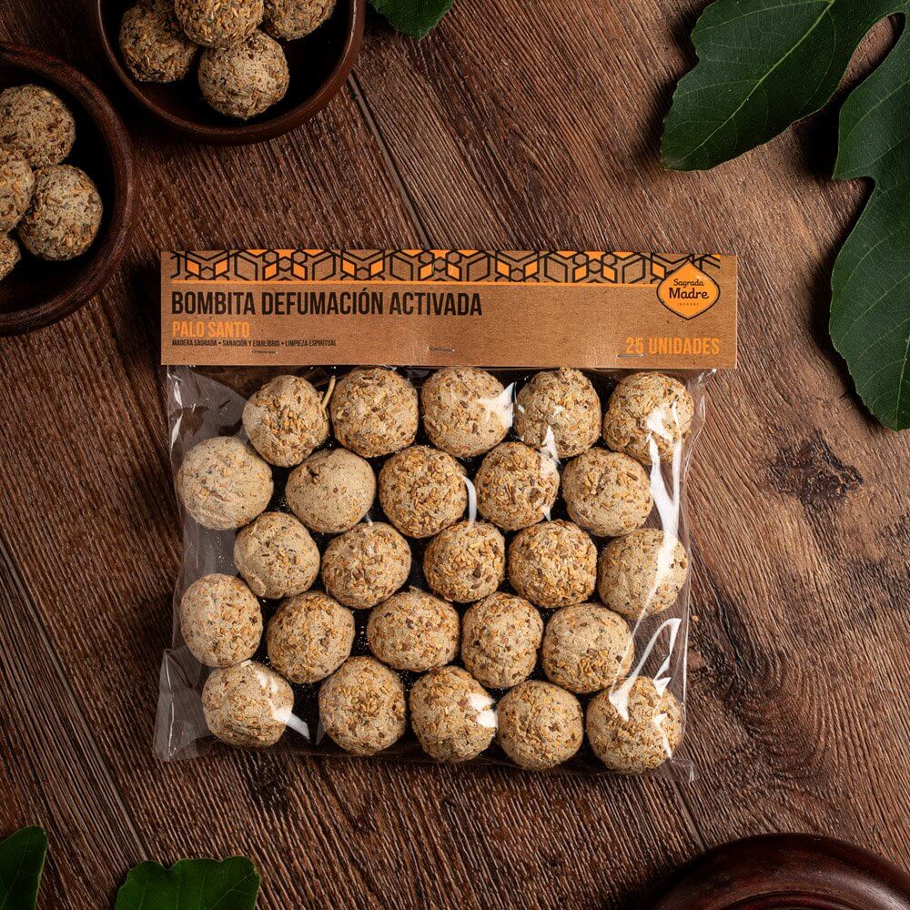 Sagrada Madre Smudge Ball Bomb PALO SANTO