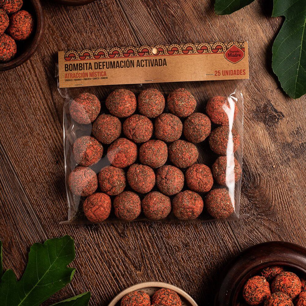 Sagrada Madre Smudge Ball Bomb MYSTICAL ATTRACTION (atraccion mistica) 25pc
