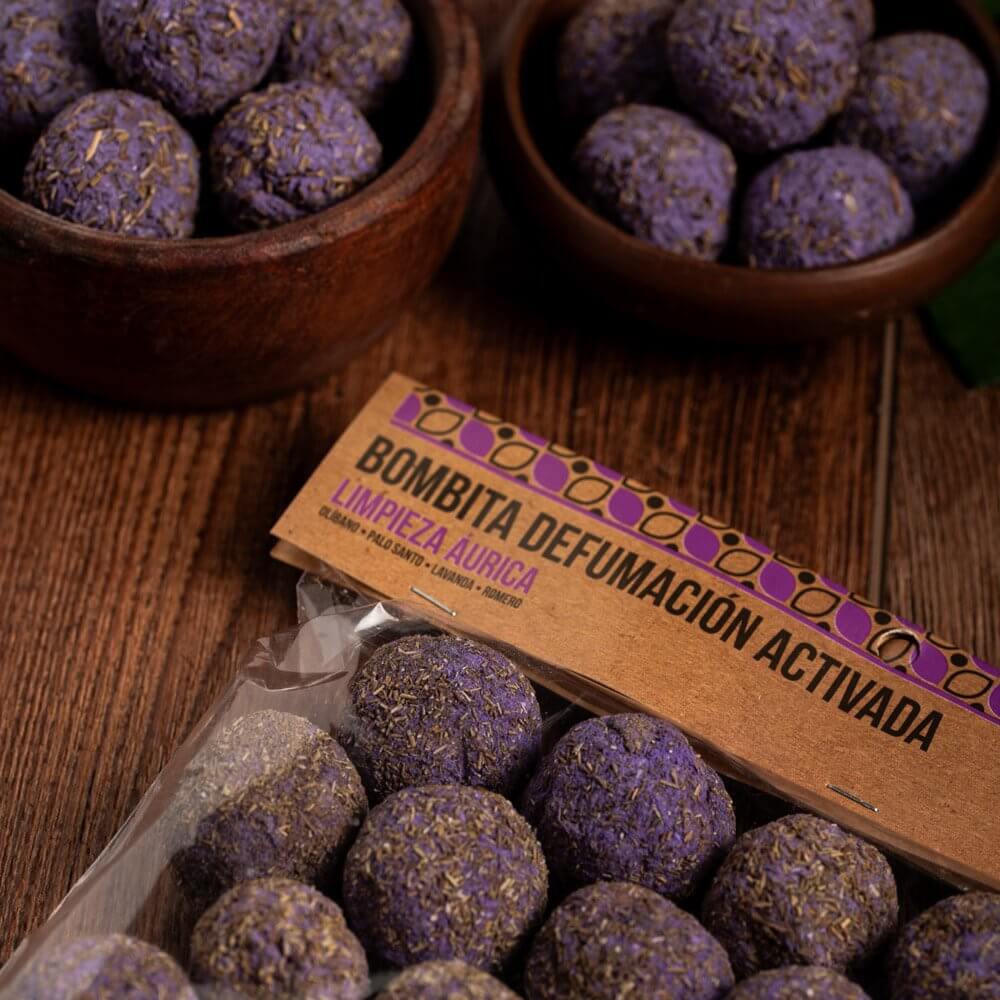 Sagrada Madre Smudge Ball Bomb AURIC CLEANSING (limpieza aurica) 25pc
