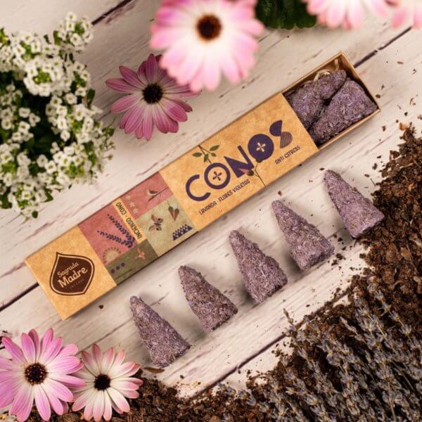 Sagrada Madre Cones LAVENDER & VIOLET