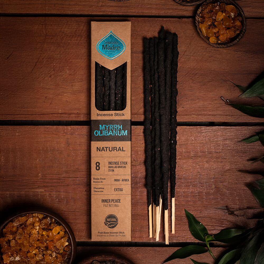 Sagrada Madre Natural Incense MYRRH & FRANKINCENSE