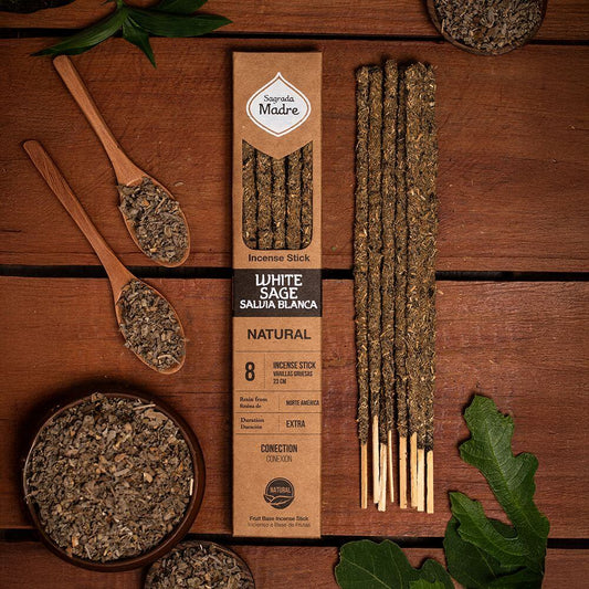 Sagrada Madre Natural Incense WHITE SAGE