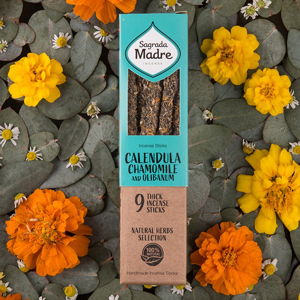 Sagrada Madre Herb Incense CALENDULA, CHAMOMILE & OLIBANUM