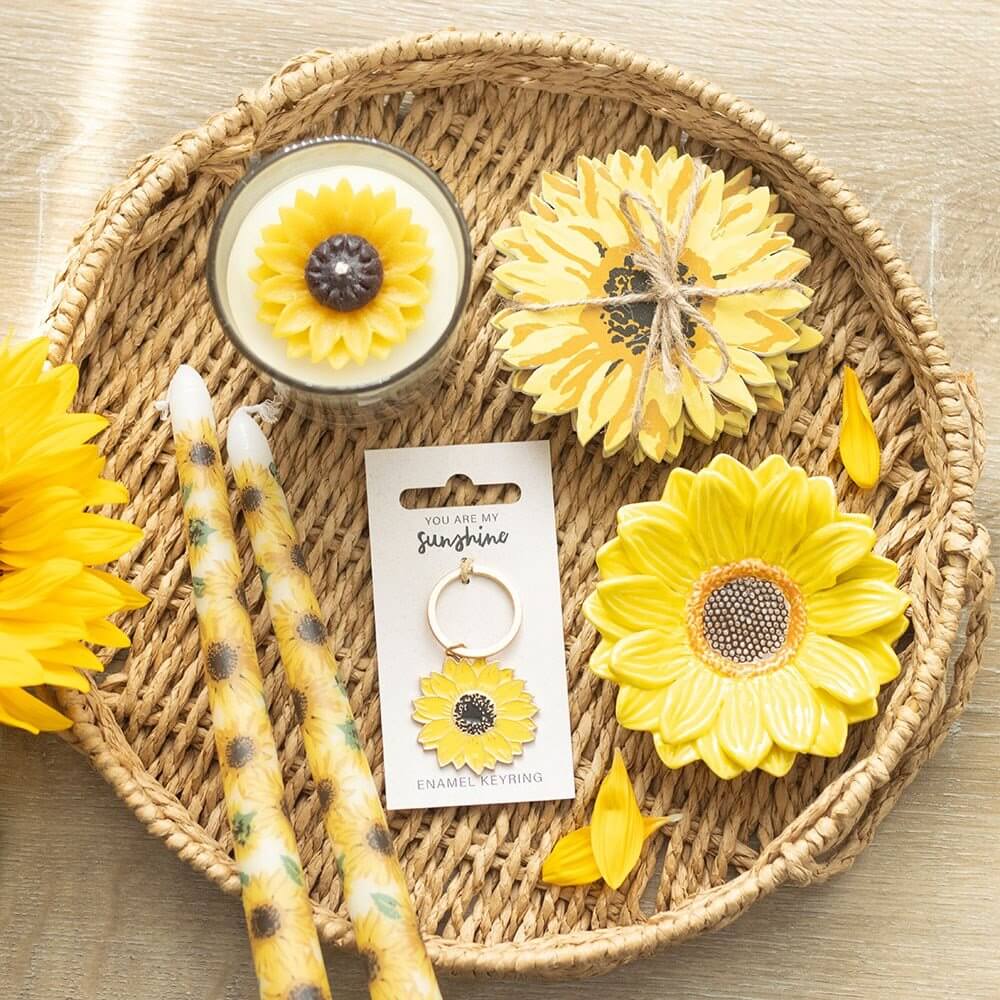 Sunflower Ceramic Trinket Dish