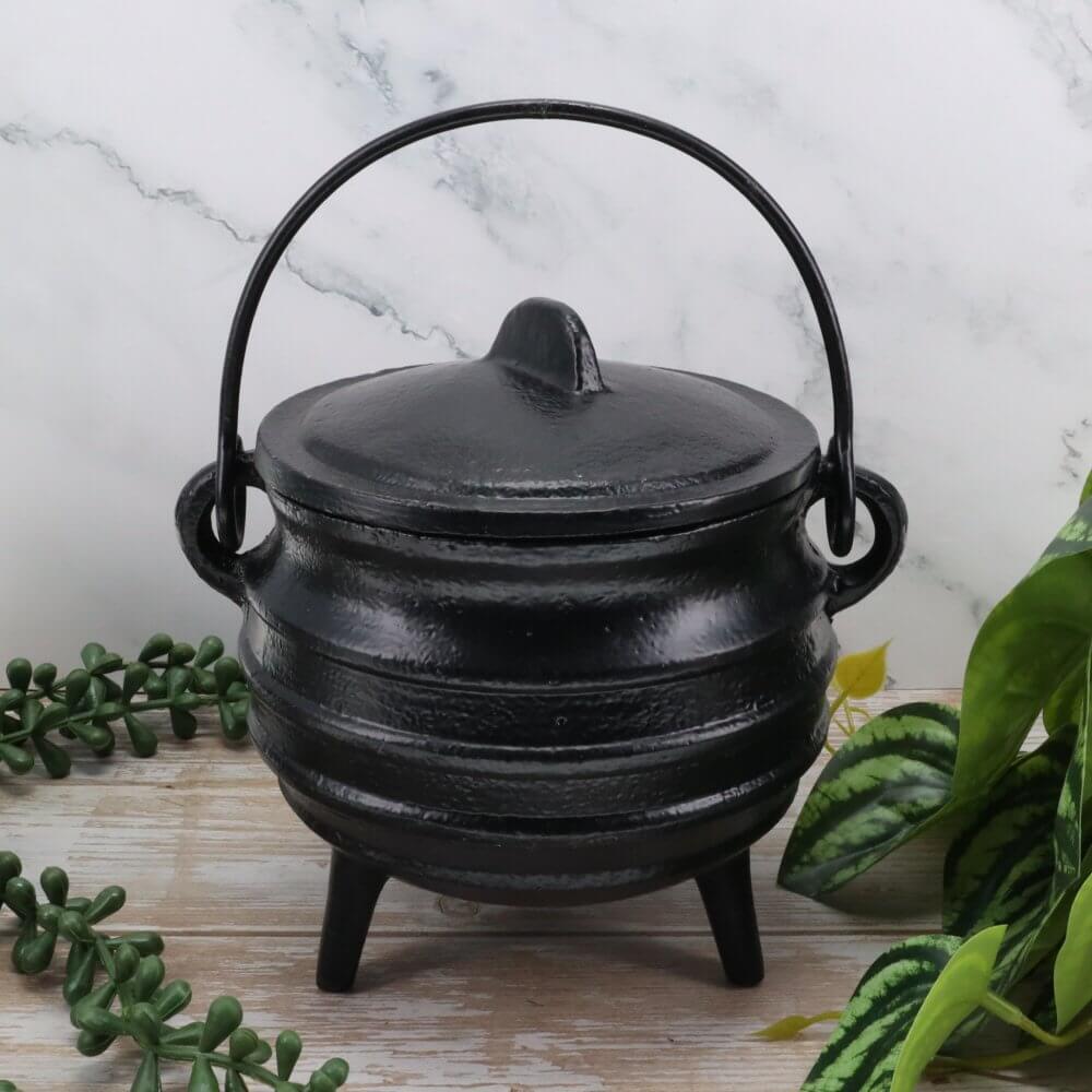 CAULDRON LARGE Aluminium Striped Plain 16cm x 12cm x 15cm
