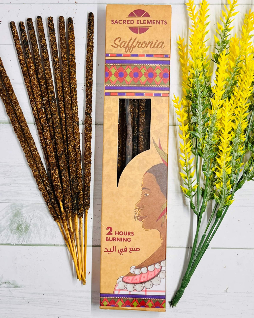 Sacred Elements Artisan Organic Incense SAFFRON