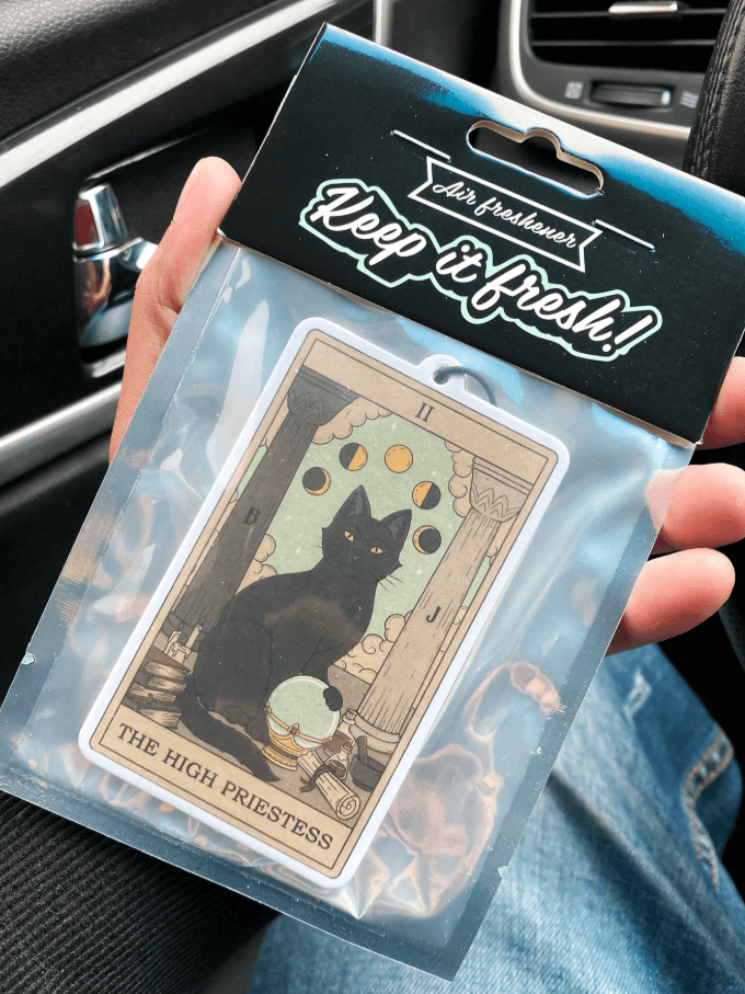 Tarot Car Air freshener THE HIGH PRIESTESS CAR