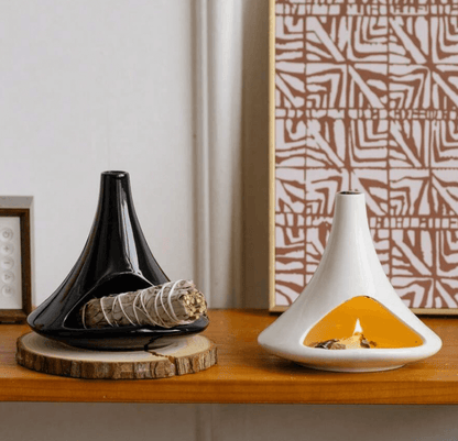 Ceramic Palo Santo Smudge Holder Tower