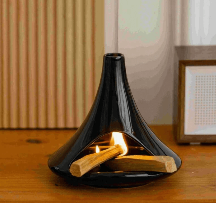 Ceramic Palo Santo Smudge Holder Tower