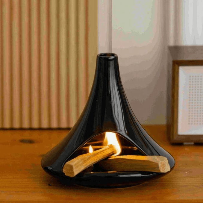 Ceramic Palo Santo Smudge Holder Tower