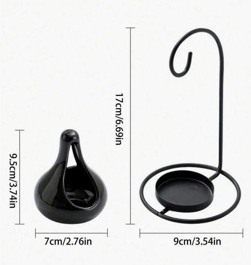Hanging oil burner