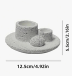 Multi Function Incense, Candle and Smudge Burner Resin Textured Tray