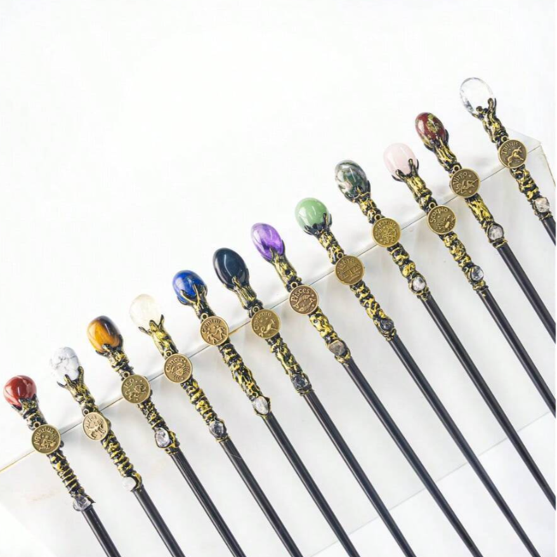 Zodiac Gemstone Wands