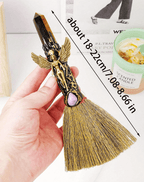 Broom Crystal Altar Wand
