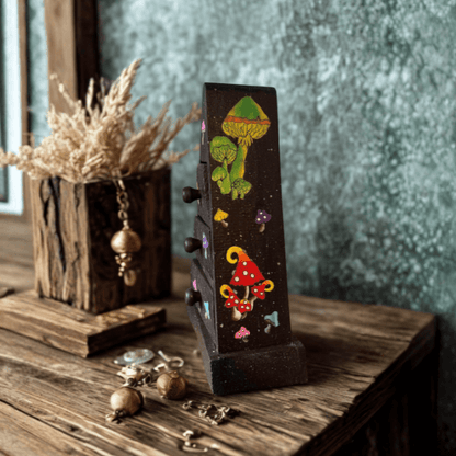 Mushroom Painted TRIANGULAR 3 Drawer Chest Large