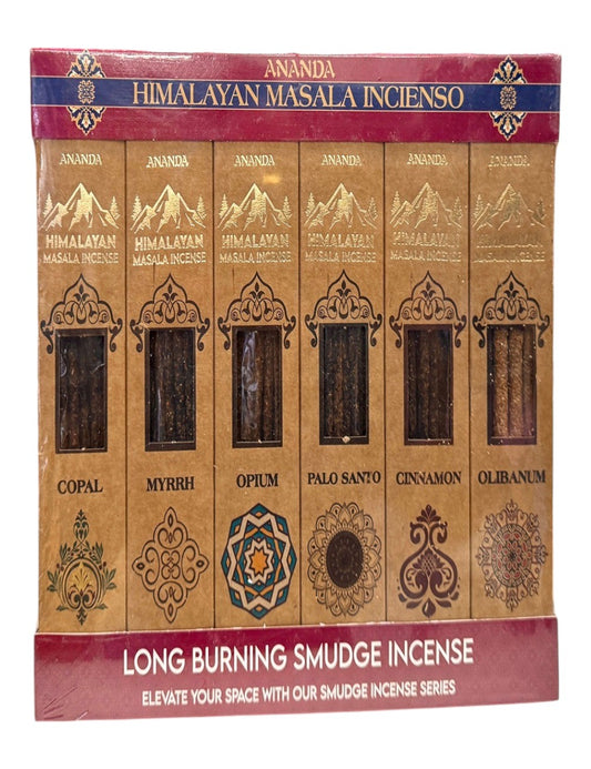 Ananda Natural Himalayan Smudge Incense Collection Set 2