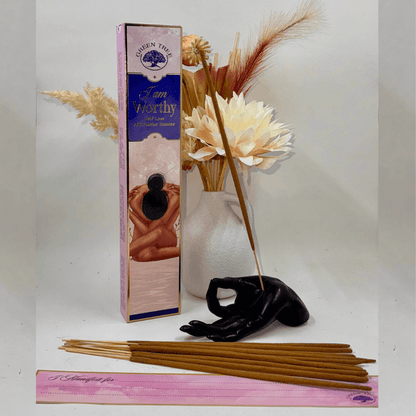 Green Tree I AM WORTHY Manifestation Incense 15g