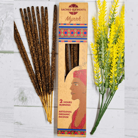 Sacred Elements Artisan Organic Incense MYRRH