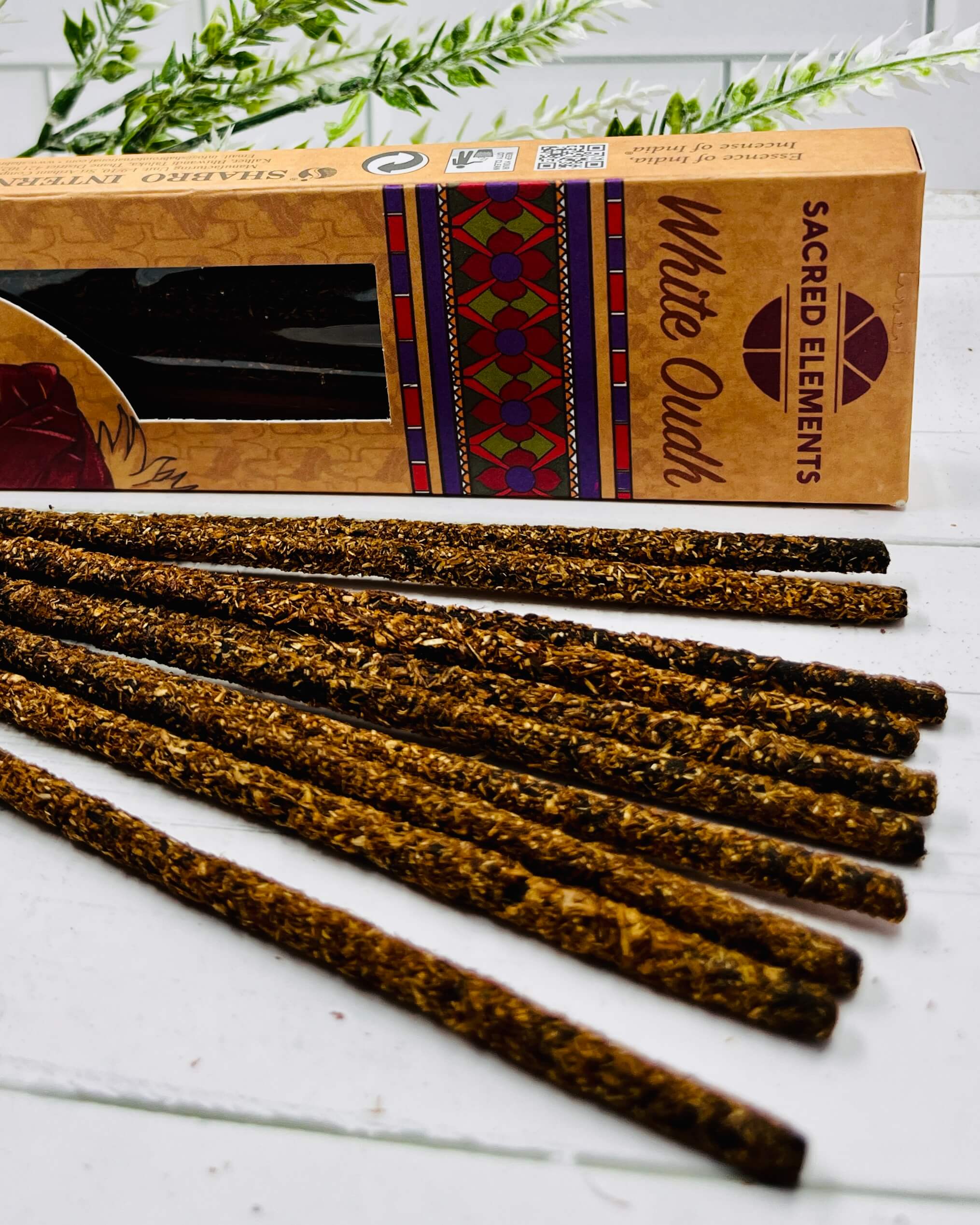 Sacred Elements Artisan Organic Incense WHITE OUDH