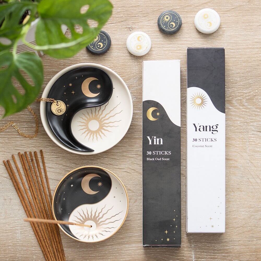 Ying Yang Stacking Ceramic Trinket Dish