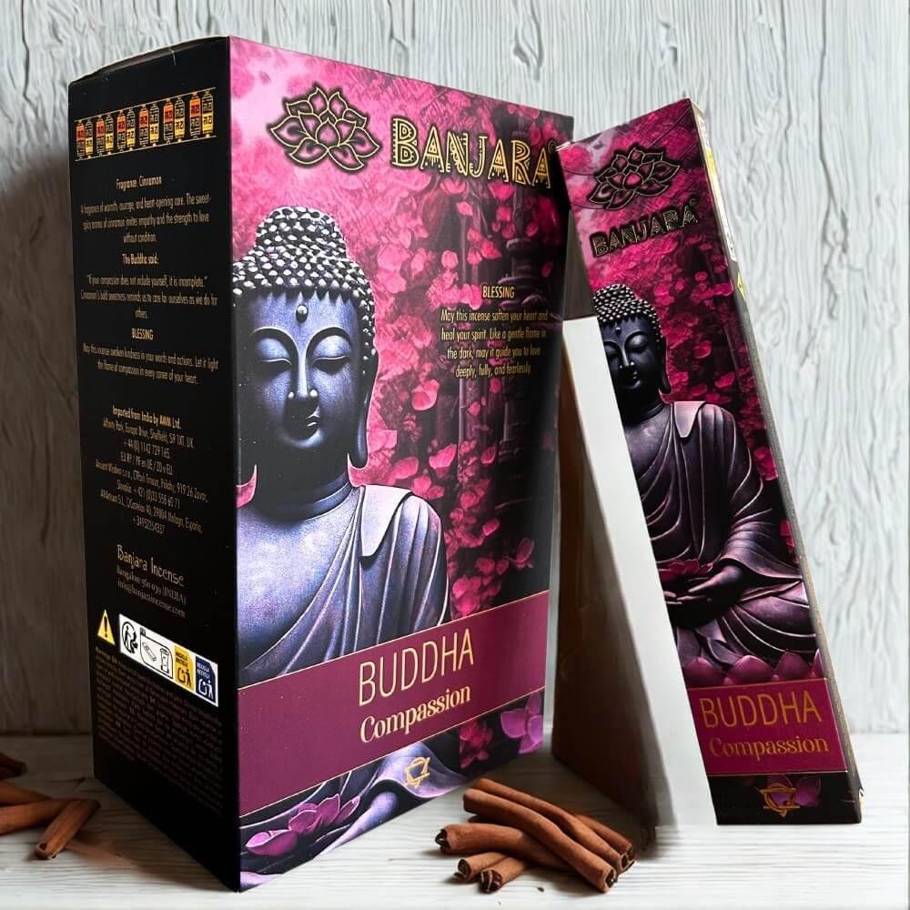 Banjara Incense BUDDHA COMPASSION cinnamon