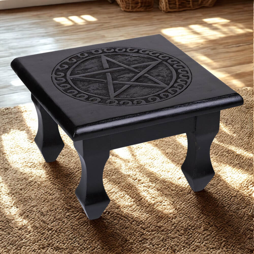 ALTAR TABLE Pentacle Black